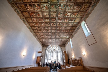 Immagine soffitto chiesa di San Martino