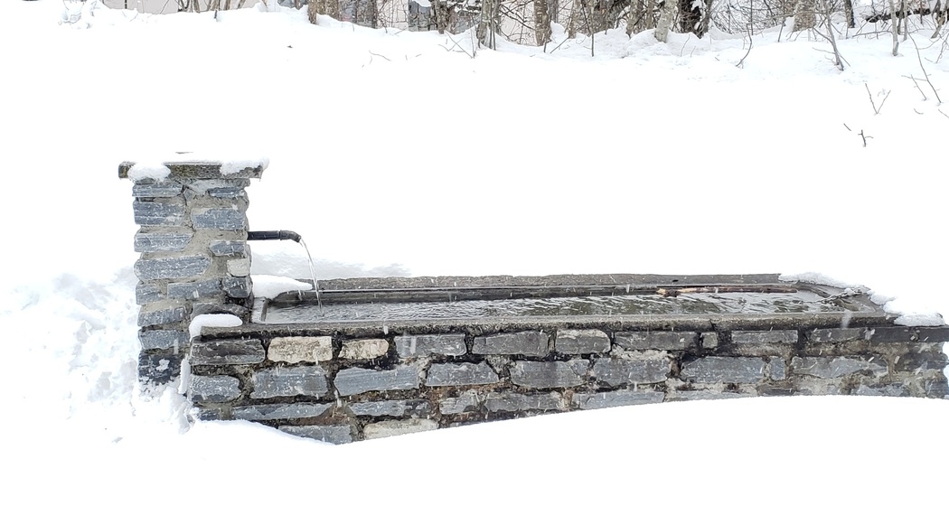 Wasserbrunnen Uaul Pign Flims Waldhaus