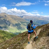 Vista dal Lej da Prastinaun