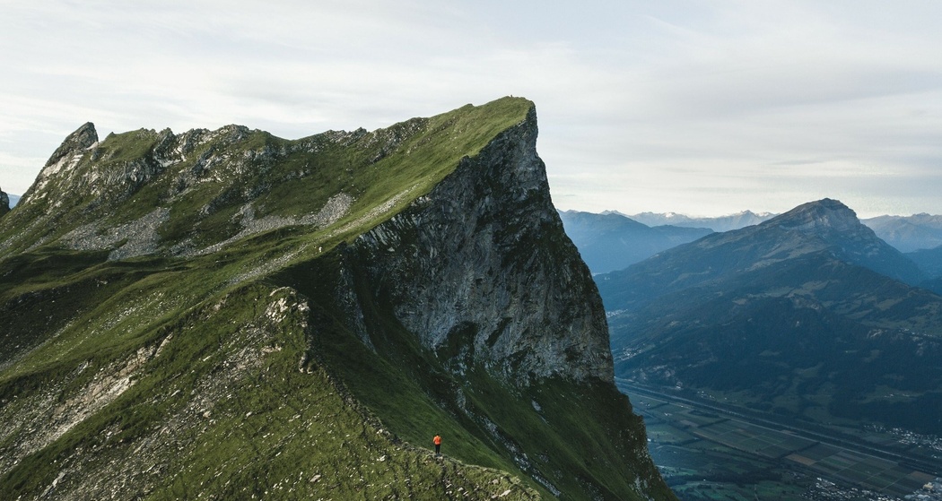 Bergpanorama Wanderung Falknis