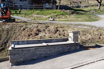 Wasserbrunnen Fidaz Pflanza