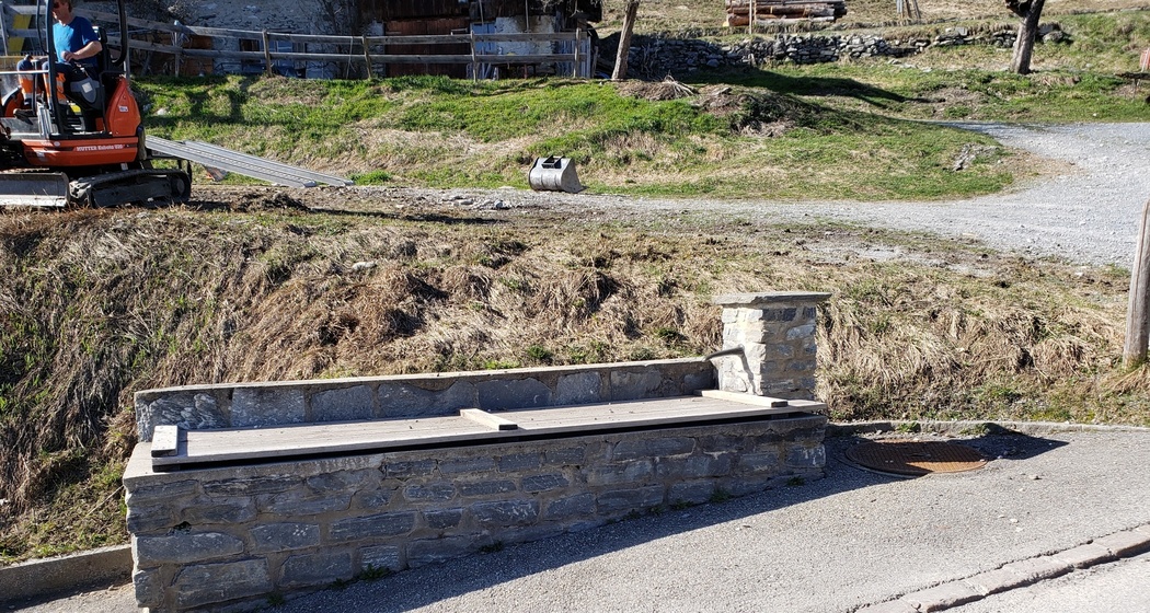 Wasserbrunnen Fidaz Pflanza