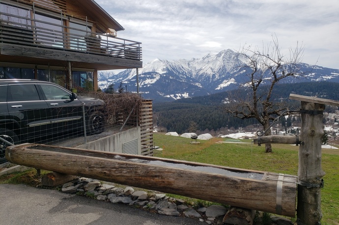Wasser brunnen Scheia Haldenhaus