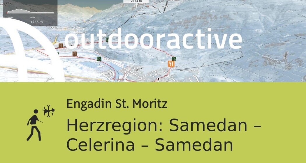 Winterwanderung in Engadin St. Moritz: Herzregion: Samedan – Celerina – Samedan