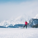 Langläufer in Sils