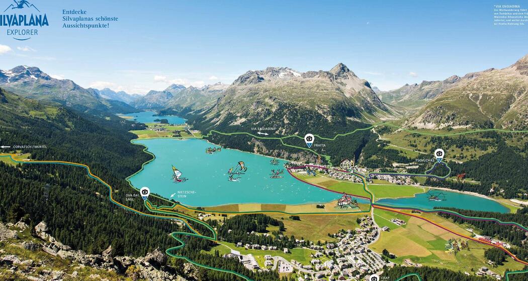 Übersicht Silvaplana Explorer