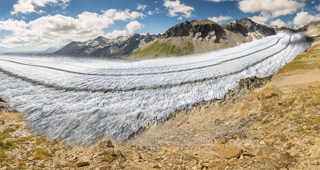So könnte einst der Segnesgletscher ausgesehen haben