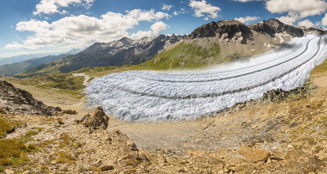 Mögliches Rückzugstadium des Segnesgletschers