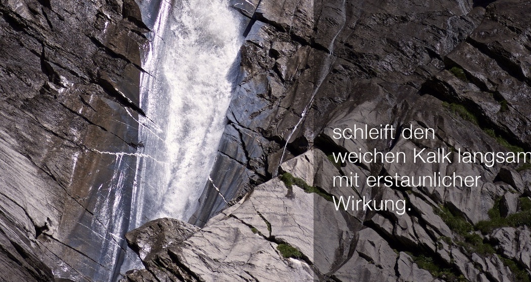 Hartes Wasser - weicher Stein?