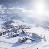 Blick auf Triangel Parpan