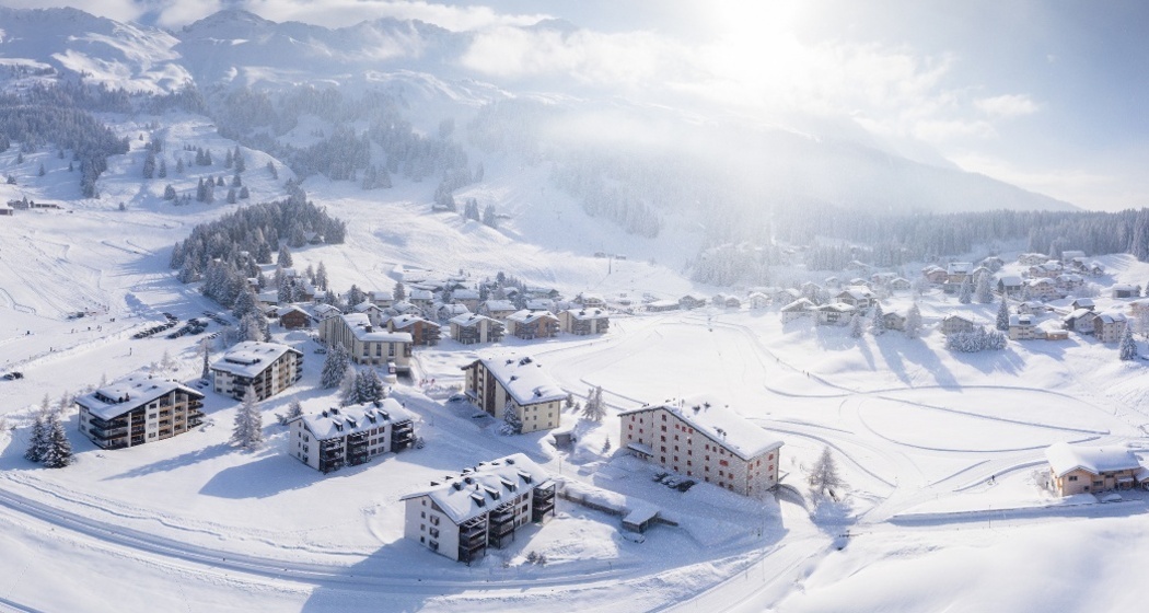 Blick auf Triangel Parpan