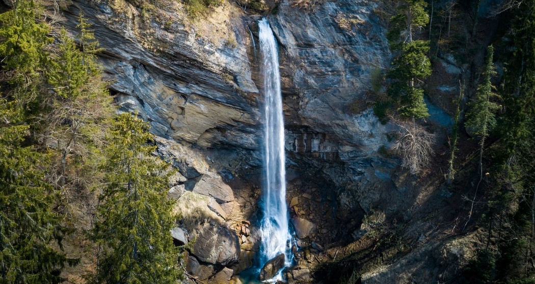 Atemberaubender Wasserfall in Berschis