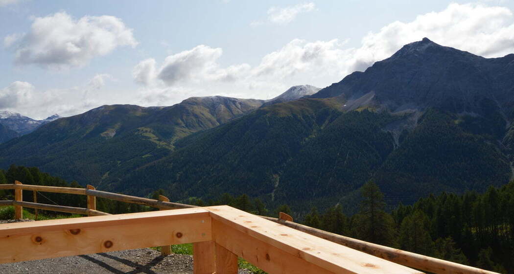 Aussicht von der Alp Es-cha Dadour