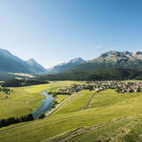 Aussicht auf Celerina