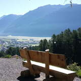 Aussicht auf Samedan