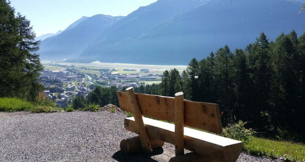 Aussicht auf Samedan