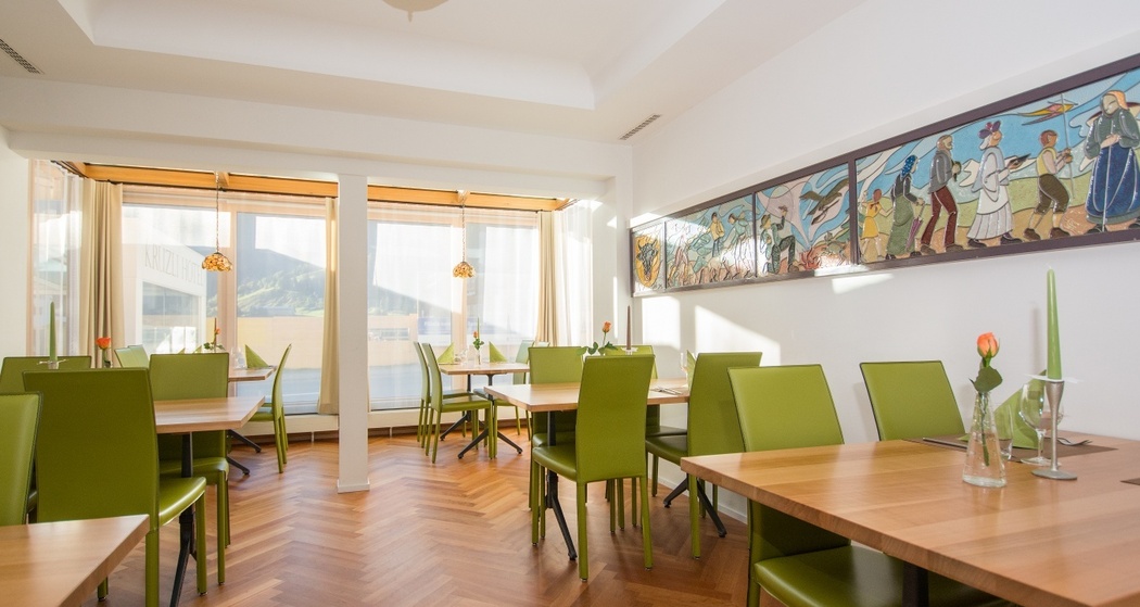 Saal für Abendessen oder Frühstück