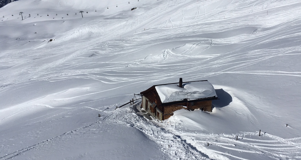 Chamonna Schlivera im Winter