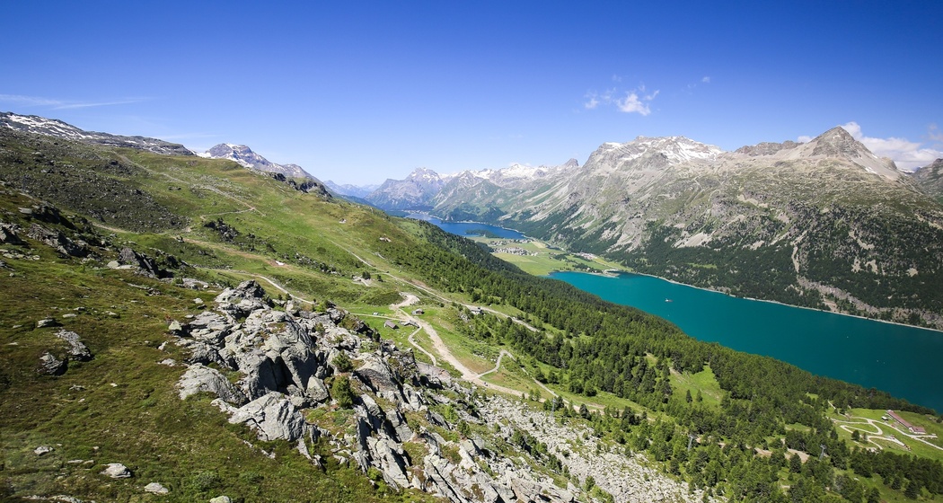 Aussicht auf den Silvaplanersee
