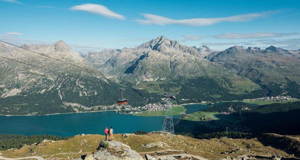 Aussicht auf Silvaplana
