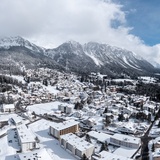 Lenzerheide in Wintern Pano