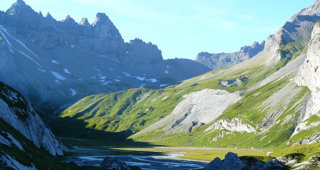 Blick auf den Unteren Segnesboden