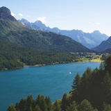 ENGADIN St. Moritz: Silsersee im Sommer