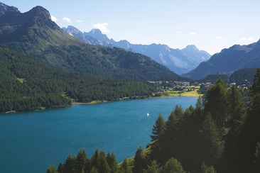 ENGADIN St. Moritz: Silsersee im Sommer