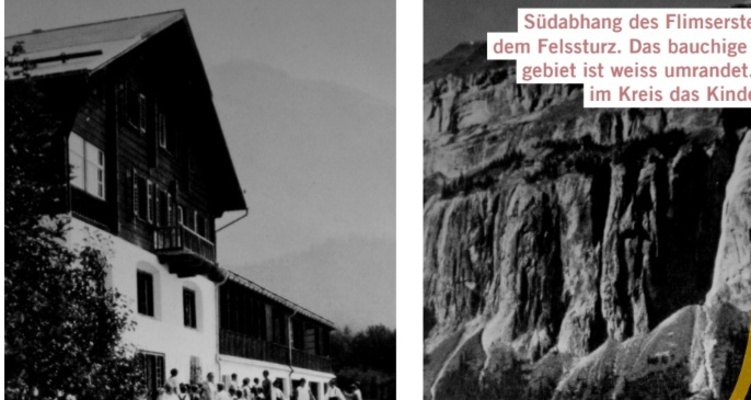 Der Felssturz von Fidaz (10. April 1939)