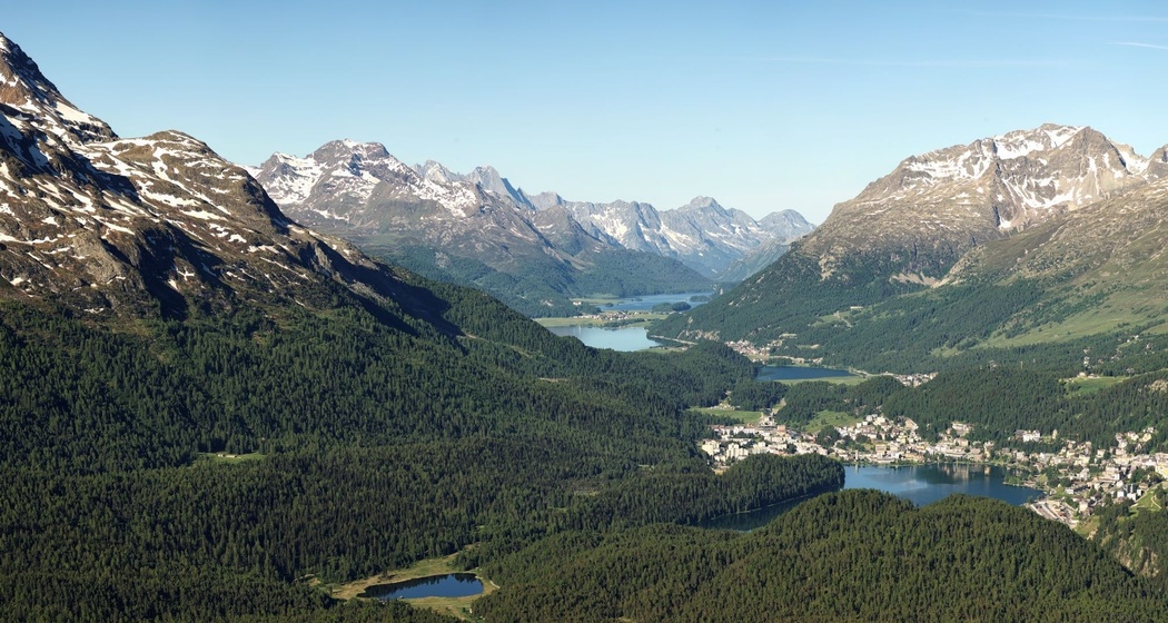 Engadiner Seen mit St. Moritz