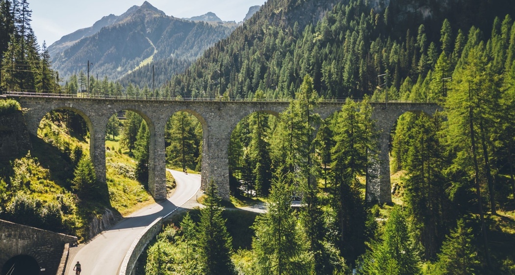 UNESCO Welterbe Strecke Albulalinie