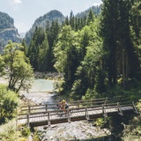 Fluss Albula unterhalb Bergün