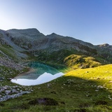 from Rossa to Calvaresc (heart-shaped alpine lake) (oua_600530644_image)