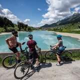 Der Stausee in Brigels