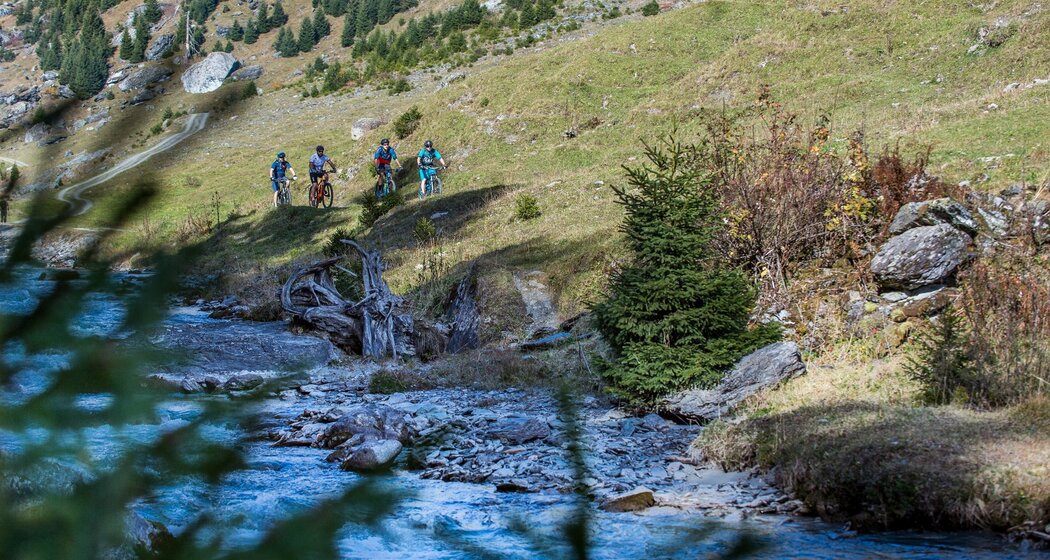 Abfahrten mit kurzen Anstiegen