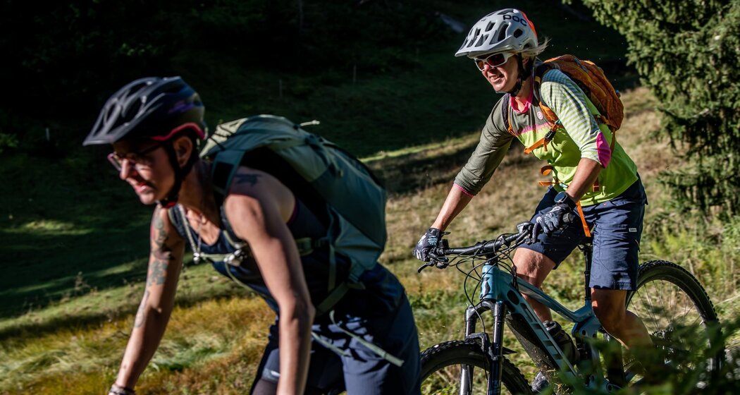 Kurz und schnell, der neue Trail nach Plaun da Plaids