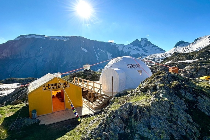 Basecamp auf dem Panixerpass.