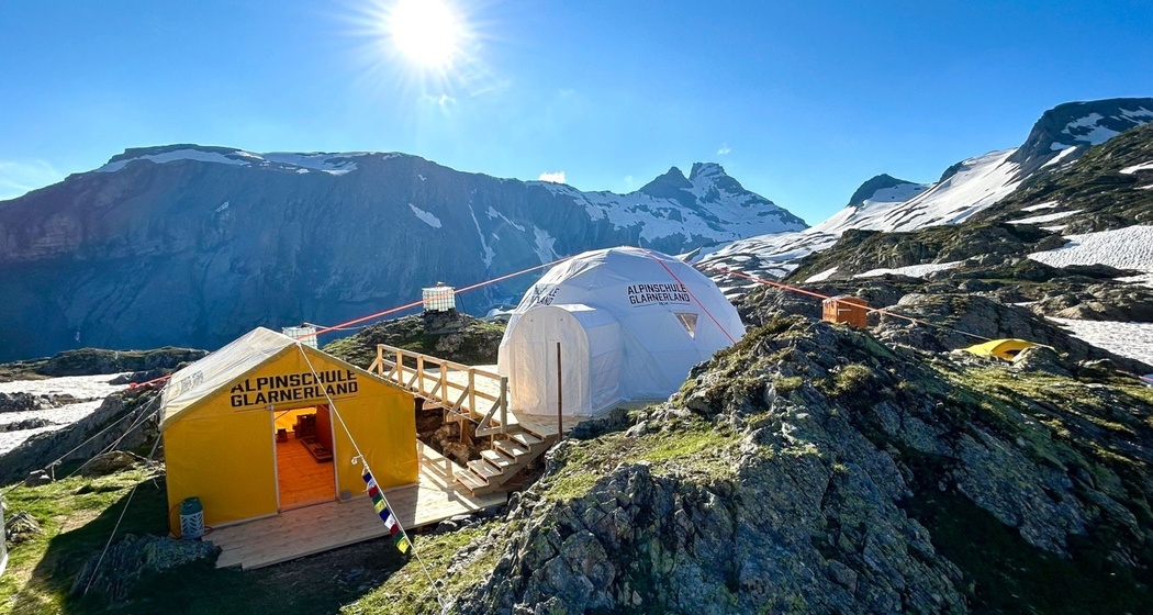 Basecamp auf dem Panixerpass.