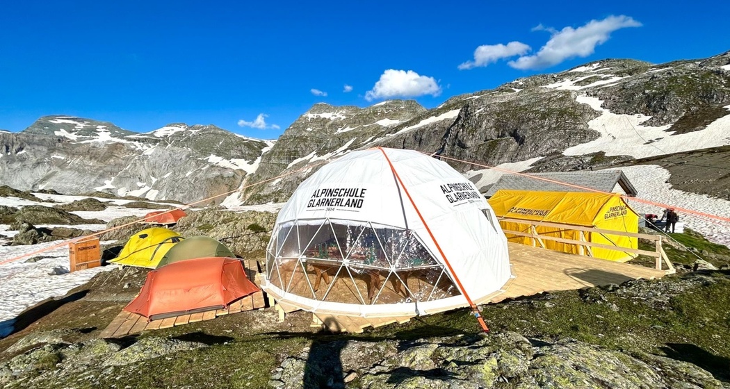 Basecamp auf dem Panixerpass.