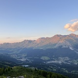 Afterglow on the Crap la Pala