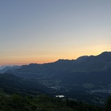 Sunrise at Crap la Pala