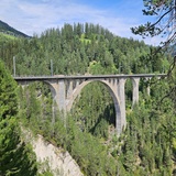 Blick auf das Wiesener Viadukt