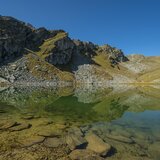 Spiegelbilder im Blausee