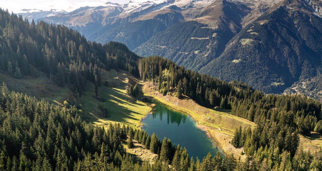 Der Lag da Laus aus der Vogelperspektive