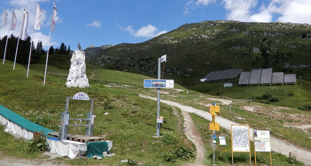 Start an der Bergstation