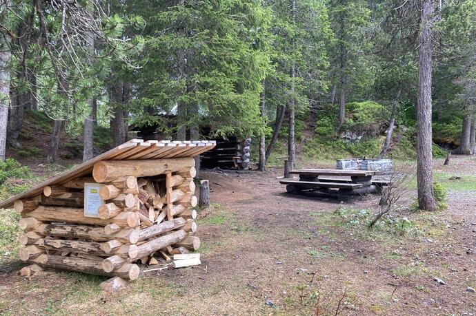 Umgebung Feuerstelle Wettsteinhütte