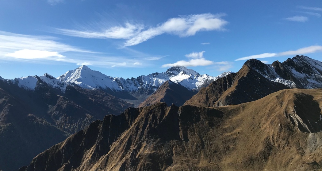 Auf dem Alptrider Sattel