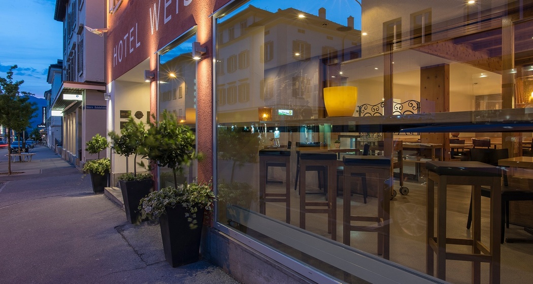 Das Hotel Weiss Kreuz in Thusis