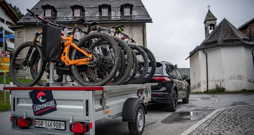 Unser Bikeanhänger für mehr Genuss und Service