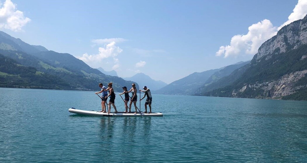 SUP-Verleih in der sagilounge am See (oua_604435726_image)